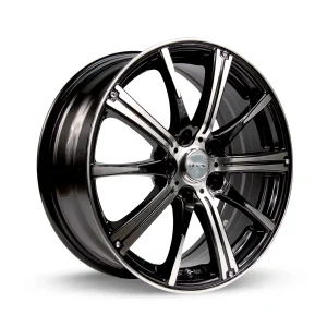 RTX Spark 14x5.5 4x100 ET38 CB73.1 Black Machined Wheel
