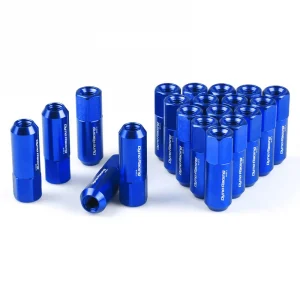 60MM M12 X 1.5 Wheel Nuts New 20PCS Racing Lug Wheel Nuts Screw Aluminum Lug Nut