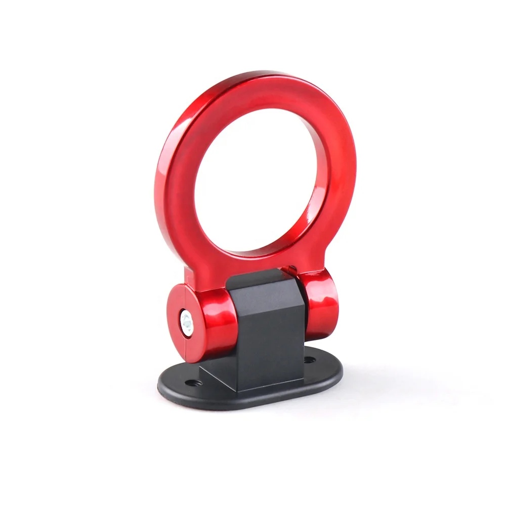 ABS Car Styling Trailer Hooks Sticker Decoration Car Auto Rear Front Trailer Simulation Racing Ring Vehicle Towing Hook - Image 5