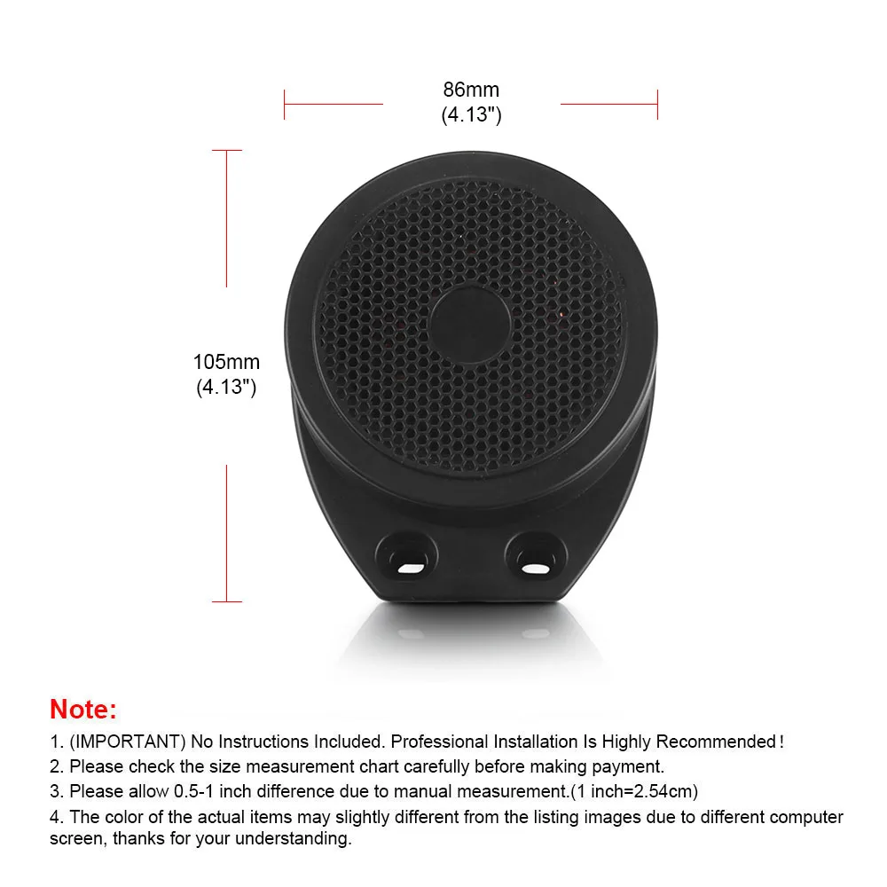 12-72V Aluminium Tweeter Air Horn Electric Scooter Exhaust Sound Simulation System Electronic Fake Turbo Speaker Type - Image 6