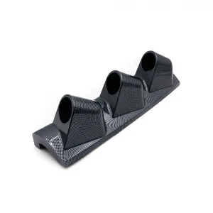New 2 Inch 52mm Universal 3 Hole Right Hand Drive Auto Car Pillar ABS Triple Gauge Holder Gauge Pod