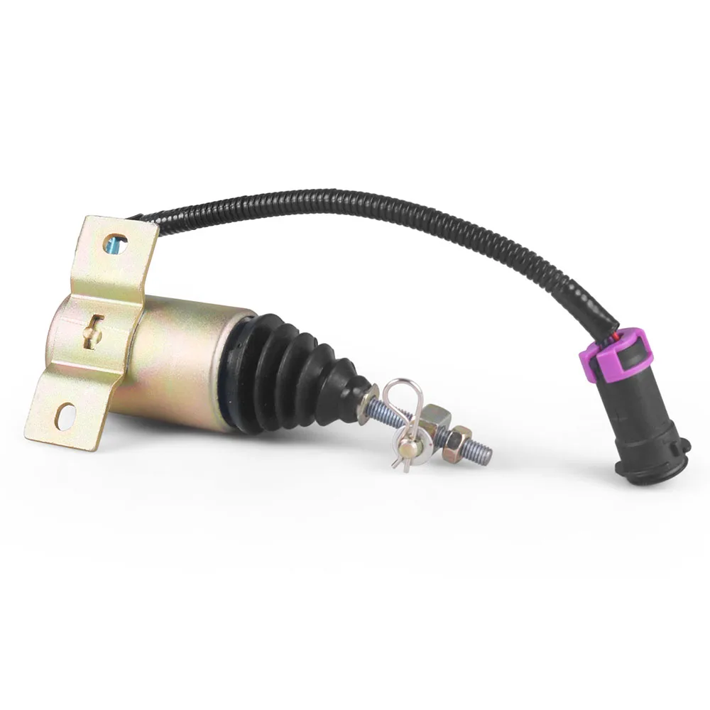 12V Fuel Shut Off Stop Solenoid Valve Oil-Stop Electromagnetic Valve XHF-1121-12 Fuel Shutdown Solenoid - Image 4