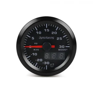 2'' 52mm Dual Display Car Boost Gauge PSI 7 Colors Led Boost Meter With Stepper Motor