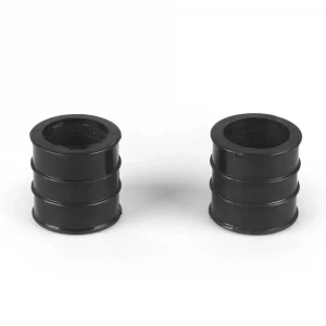 2PCS Exhaust Muffler High Temp Pipe Clamps Rubber Connectors Mounts for Yamaha Banshee 350 YFZ350 1987-2006 1W2-14714-00-00