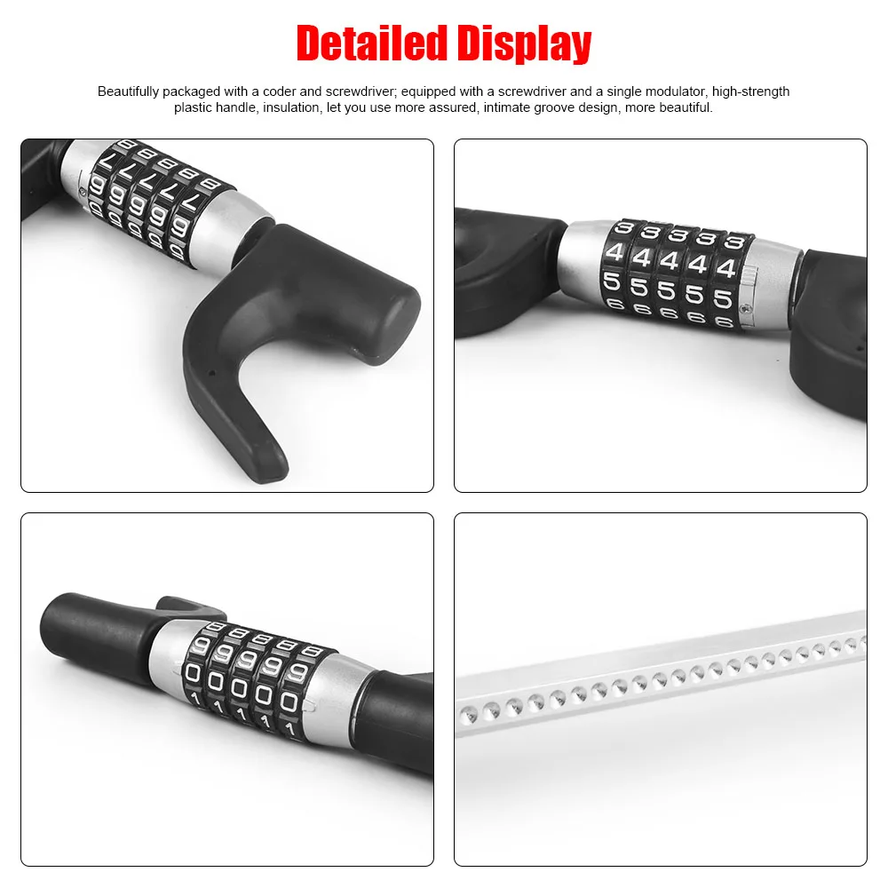Car Steering Wheel Lock With 5 Digit Password Anti Theft Lock Automobile Safety Accessories for Sedan Suv Truck Most Car Can Use - Image 6