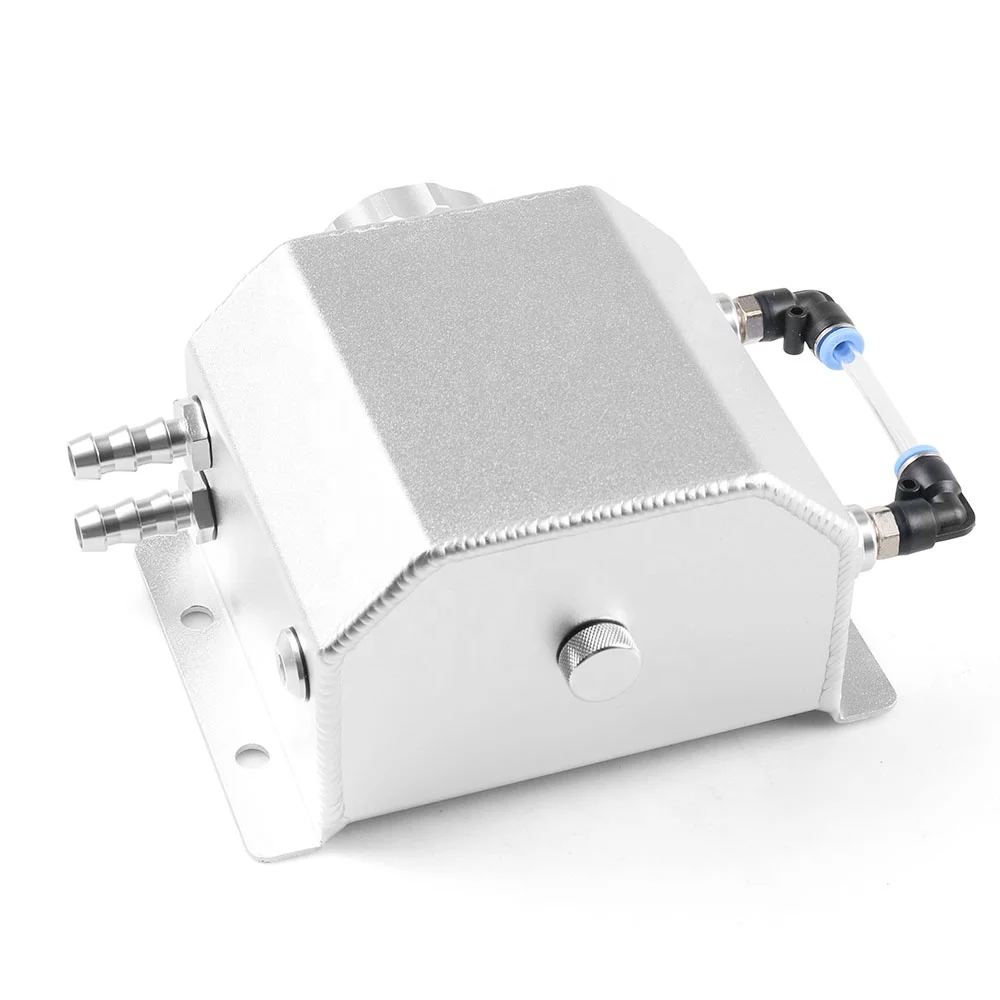 Universal Alloy Breather Tank Aluminium Engine 1L Oil Catch Can - Image 5