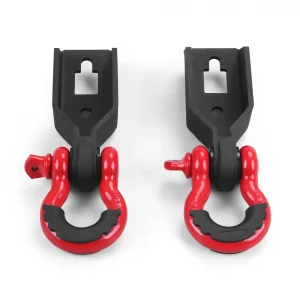 Dynoracing Front Tow Hook 3/4" D-Ring Shackle Mount Kit for Ford F-150 2009-2020