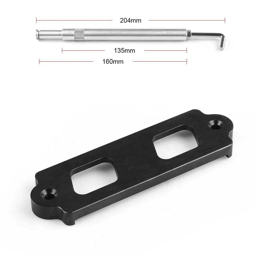 Battery Tie Down Kit Hold Down Rod With Stainless Tray Hooks for Honda Civic / CRX S2000 Without logo - Image 4