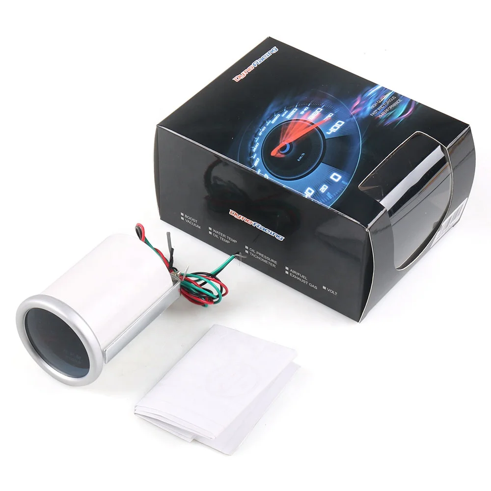Universal 2'' 52mm Auto Tachometer Smoke Lens White LED 0-8000 RPM Gauge Meter Pointer RPM - Image 6