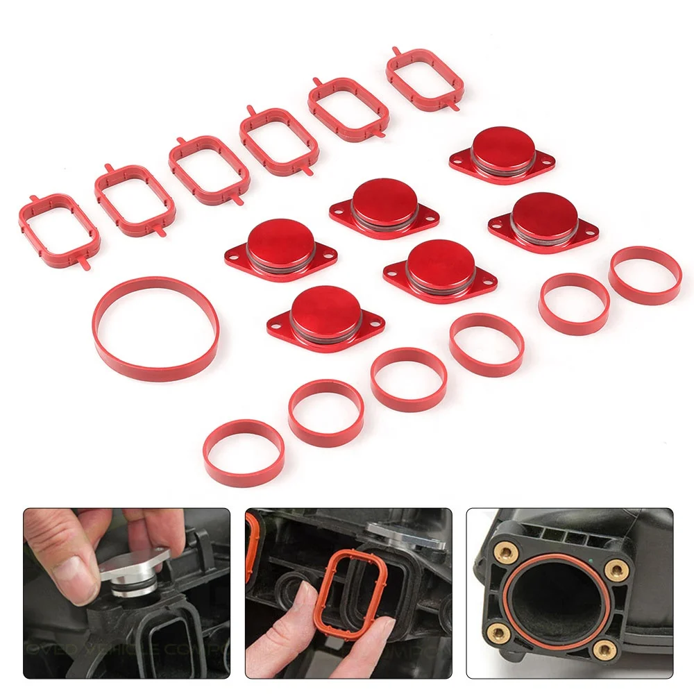 6*33mm Auto Replacement Parts for BMW M57 Swirl Blanks Flaps Repair Delete Kit with Intake Gaskets Key Blanks - Image 5