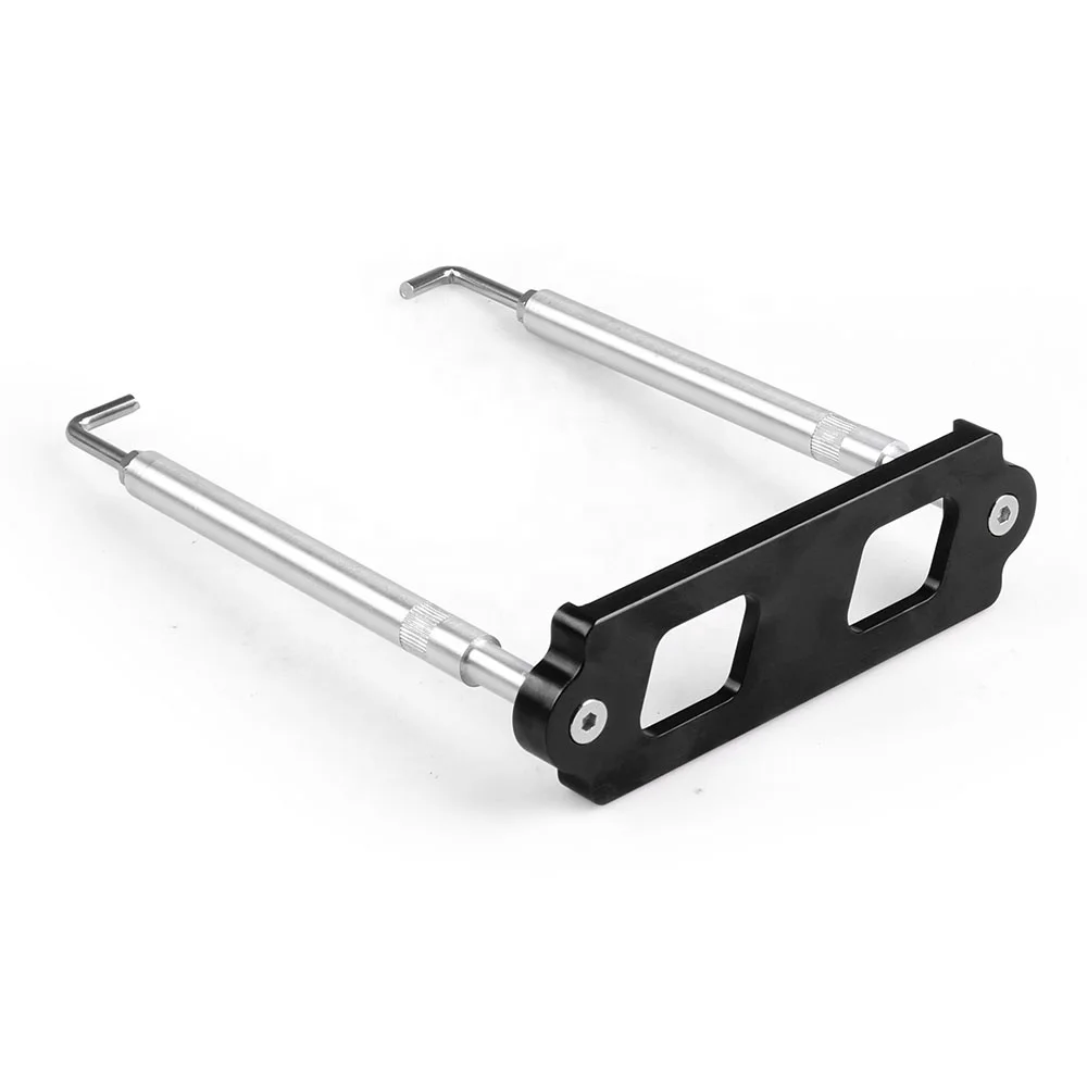 Battery Tie Down Kit Hold Down Rod With Stainless Tray Hooks for Honda Civic / CRX S2000 Without logo