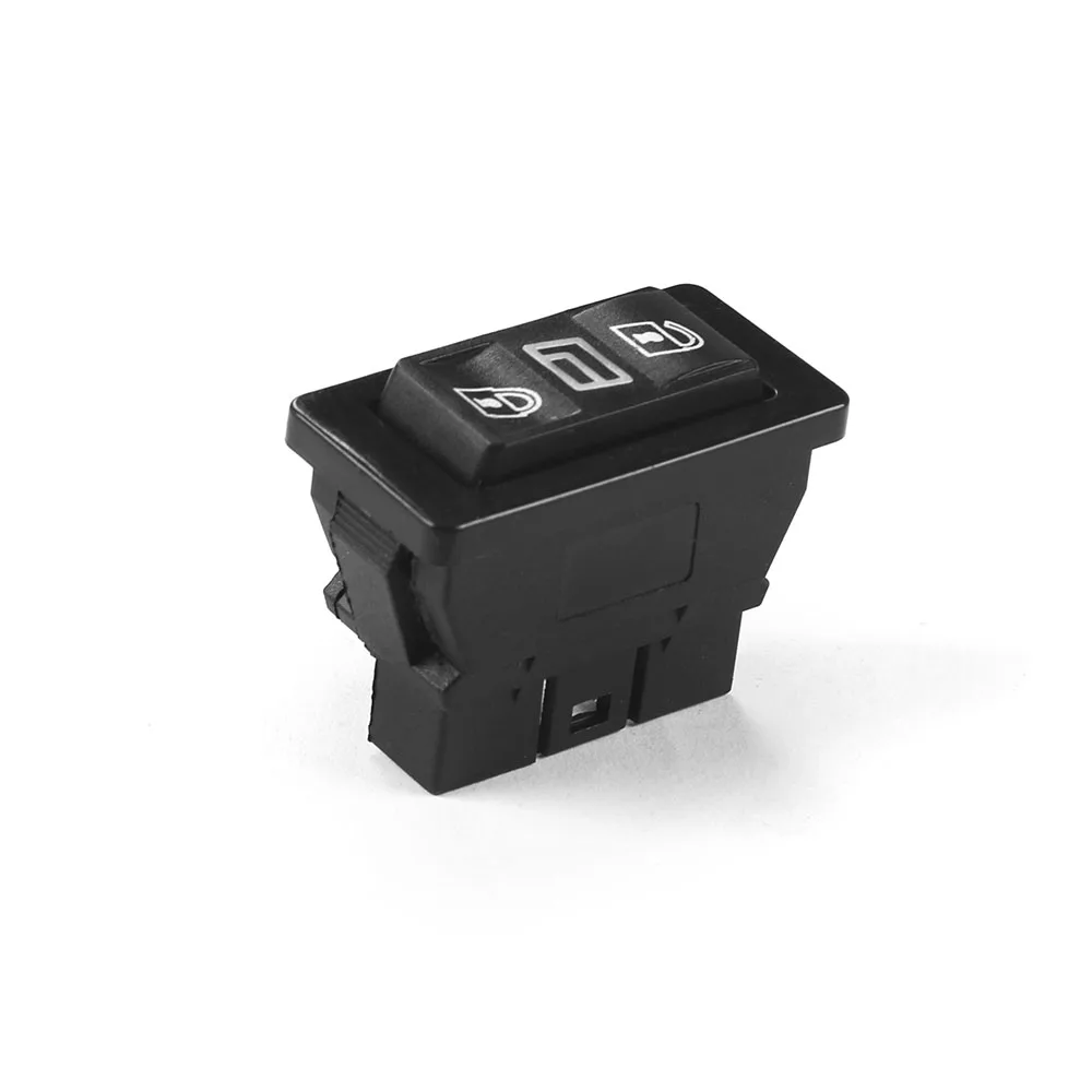 12V 20A 3 In1 Universal Car 5pins DPDT Power Door Glass Switch Door Lock Control Plastic Black Switches Electric Replacement