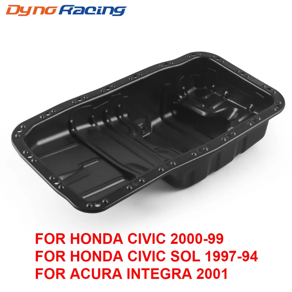 Dynoracing Engine Oil Pan & Drain Plug 11200-P30-010 Metal for for 2000-99 for Sol 1997-94 for Integra 2001 - Image 2