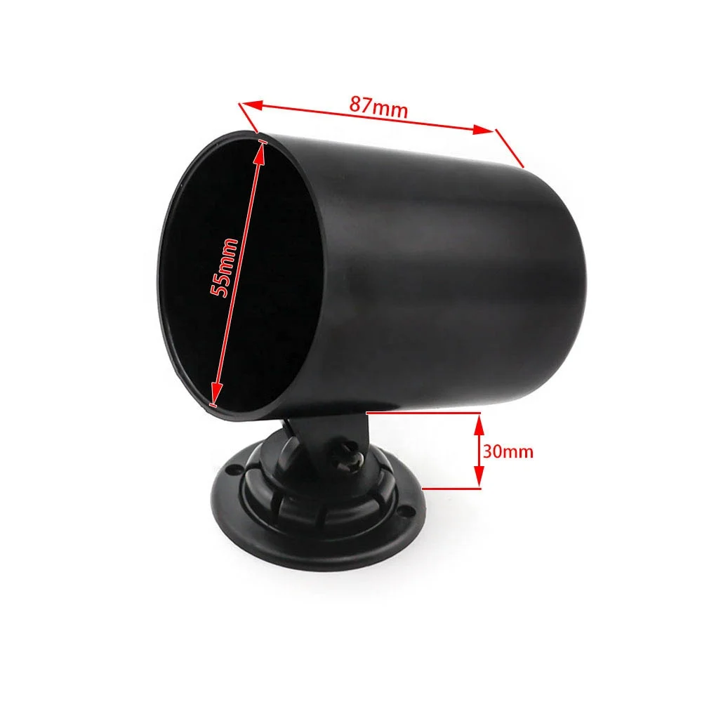 52mm Gauge Cup Gauge Pod Car Mount Holder Plastic Heavy Duty Single Gauge Pods Dash Pod Mount Holder Plastic - Image 2