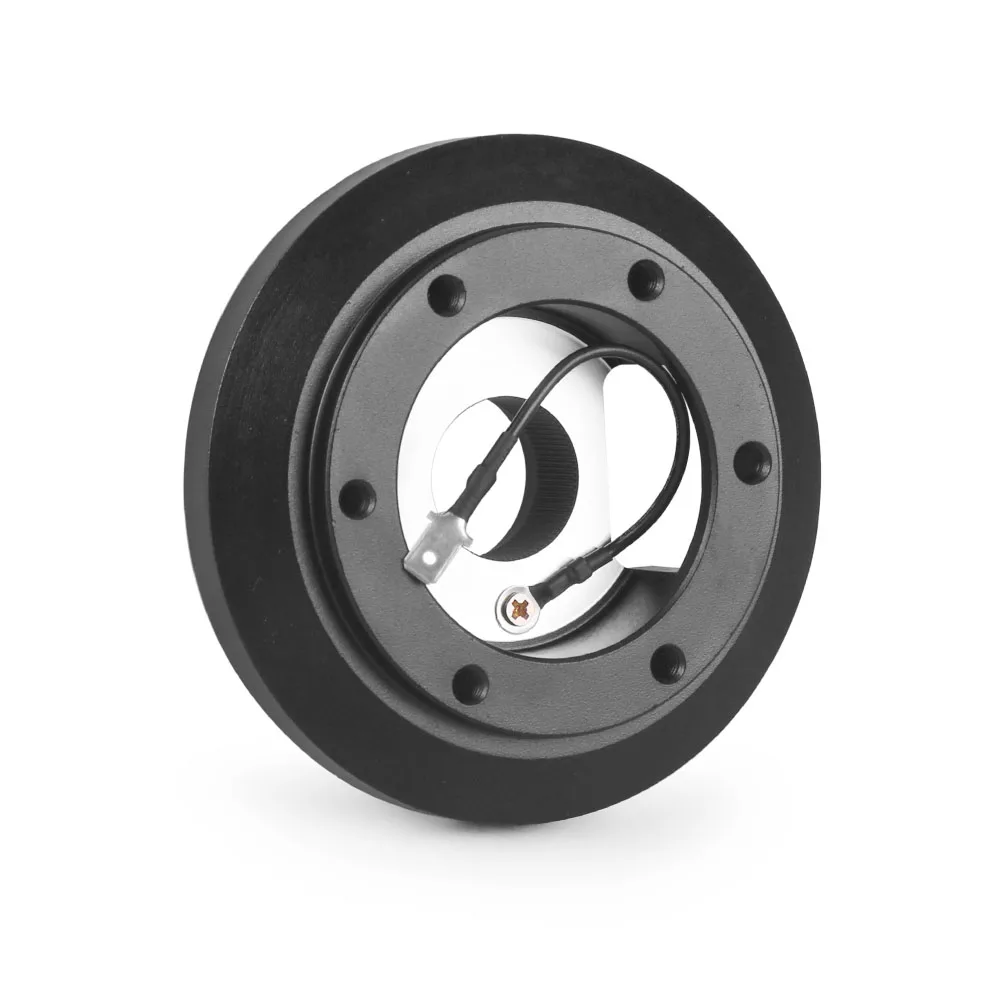 Racing Short Steering Wheel Hub Adapter Compatible for Audi A4 A6 A8 for VW Jetta Golf Black 180H BX102497 - Image 4