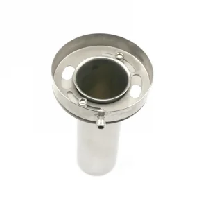 Car Stainless Chrome Exhaust Muffler Silencer Universal Adjustable 85mm 3.5" /98mm 4'' /110mm 4.5'' BX101073