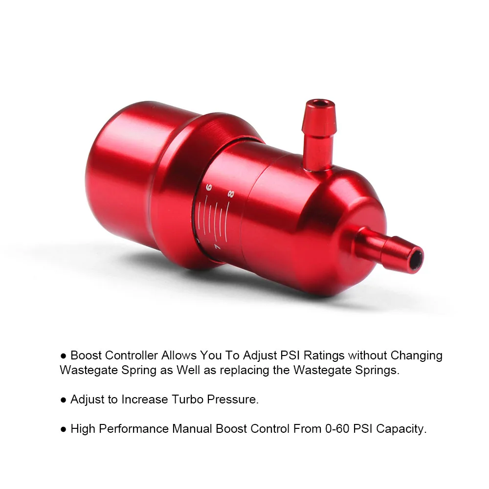 Universal Adjustable Aluminum Manual Turbo Boost Controller Valve Kit Car Turbine Regulator Pressure - Image 5