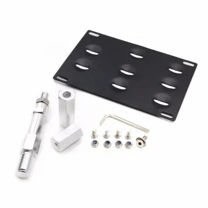 Mount Tow Hook Bracket License Plate Frame Bracket License Plate Holder for Audi A4 S4 A5 S5 A7 S7 08-15