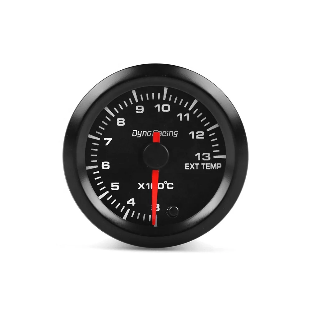2" 52mm 7 Colors LED Car Exhaust Gas Temp Gauge 300-1300 Celsius EGT Gauge High Speed Motor EXT Gauge