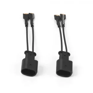 2Pcs Plastic Car Horn Speaker Adapter Wiring Harness Pigtail Socket for 1/5/7 Series 2011-2021 & 3 Series 2010-2021 12V