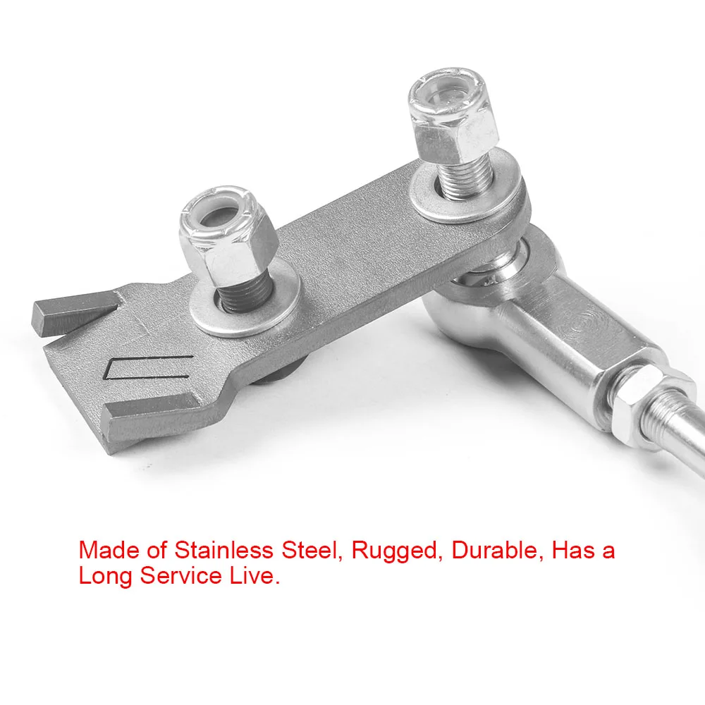 Transfer Case Linkage Kit Fits for Jeep Cherokee XJ Comanche MJ 1986-2001 Easy Install Version Stainless Steel - Image 4