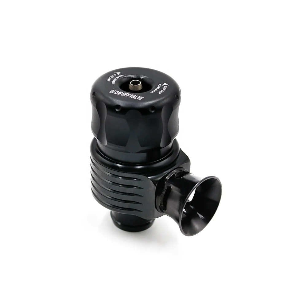 Universal Aluminum Dual Port 25mm Black ISO9000 Certified Blow off Valve (BOV) Diverter Dump Valve