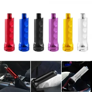 Universal Auto Car Aluminum Hand Brake Sleeve Handbrake Handle Hand Protector Cover