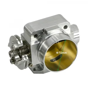 70mm Racing Billet Throttle Body TB006 for Mitsubishi EVO 4 5 6 Silver