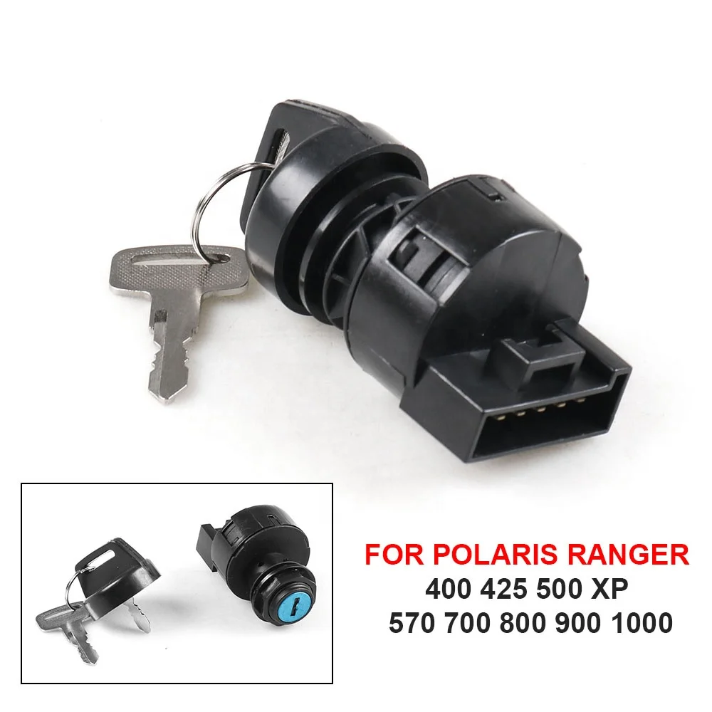Motorcycle 3-Position Ignition Key Switch for Polaris Ranger 400 425 500 XP 570 700 800 900 1000 - Image 2