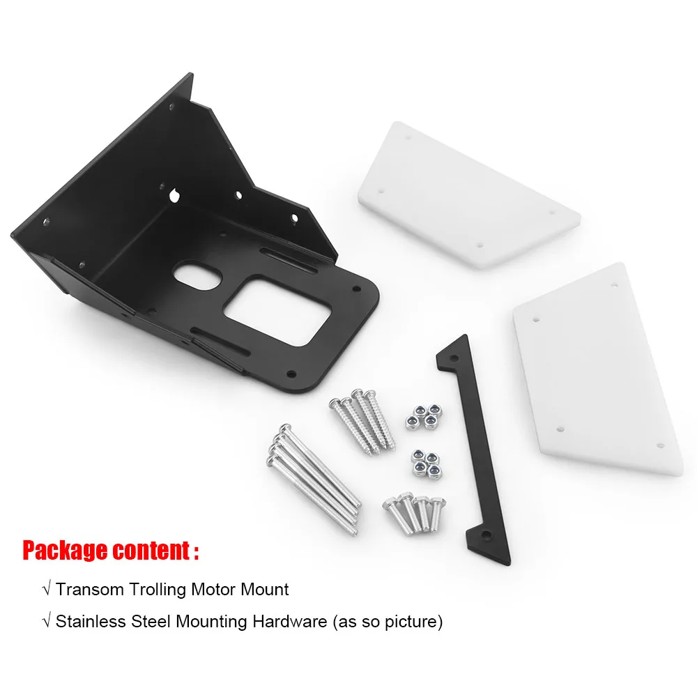 Trolling Motor Transom Mount for Kayak/Bracket With Durable Thick Cast Aluminum Body for Clamp-on Electric Trolling Motors - Image 5