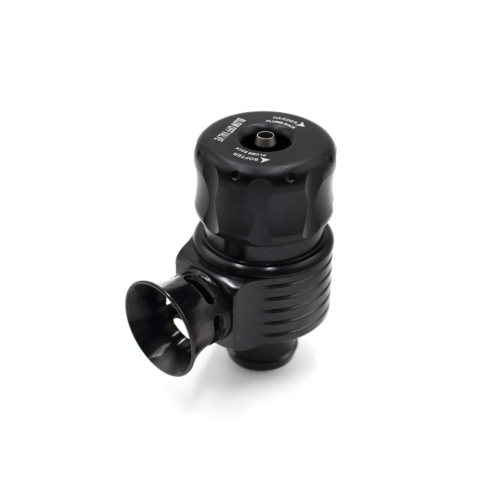 Universal Aluminum Dual Port 25mm Black ISO9000 Certified Blow off Valve (BOV) Diverter Dump Valve - Image 2