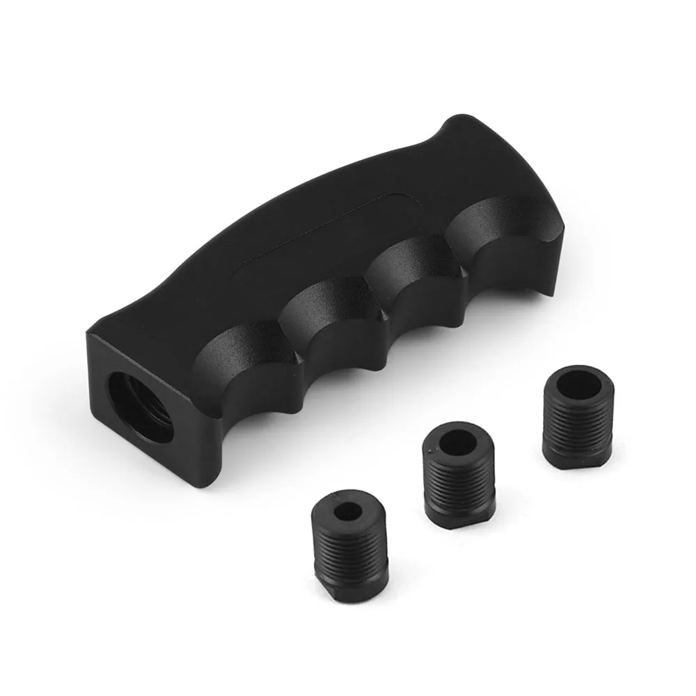 Dynoracing Racing Car Gear Shift Knob Shifter Kit Aluminium Bending Handle with 8/10/12MM Adapters Manual Transmission - Image 4