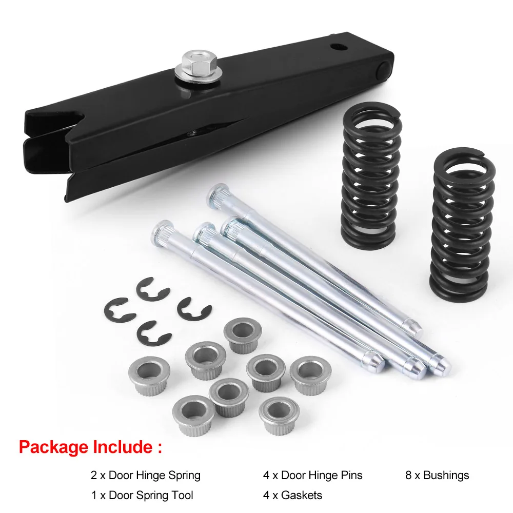 Door Hinge Pin and Bushing Kit With Door Spring Tool and Door Hinge Spring for 88-02 Chevy for GMC Fullsize Truck SUV 1988-2002 - Image 4