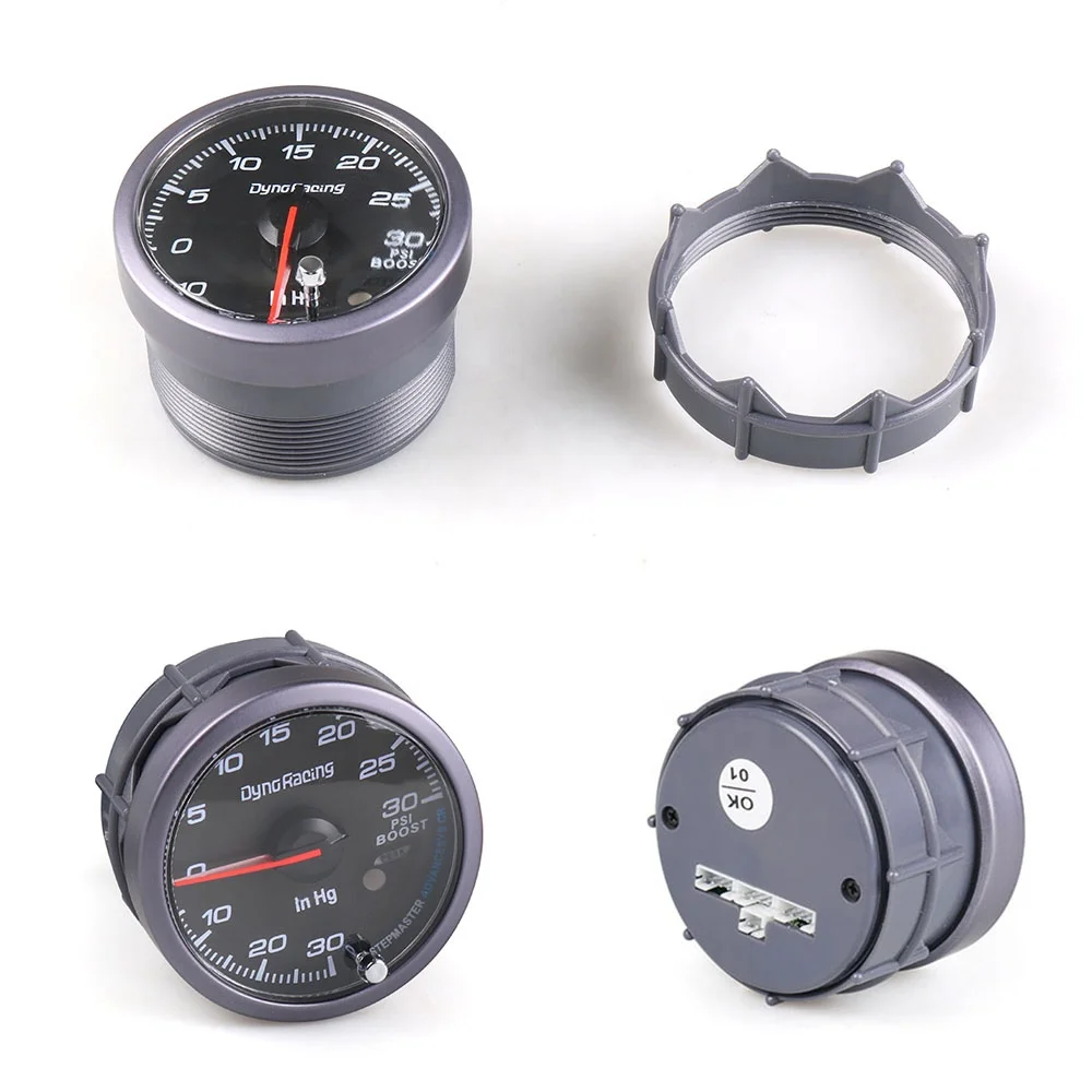 60MM Peak Function High Speed Led 30~30 Psi Boost Gauge for Turbo Meter - Image 4