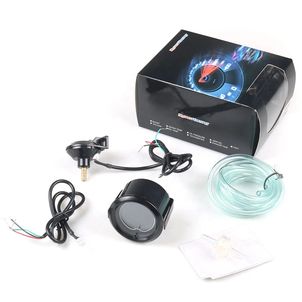2" 52Mm Boost Gauge Evo Lcd 7 Colors Car Meter Vacuum Gauge Digital Turbo Boost Gauge - Image 4