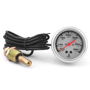 12V for Auto Meter Mechanical 2" 52mm NPT 1/2-14 Car Water Temp Gauge 38-121℃/100-250℉ Water Temperature Vacuum Gauge Sensor