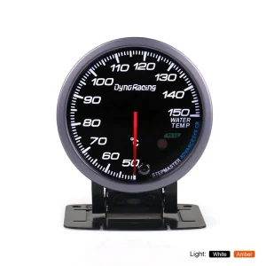 60mm Car Meter Black Face Light Temperature Water Temp Gauge With Peak Function 50-150C