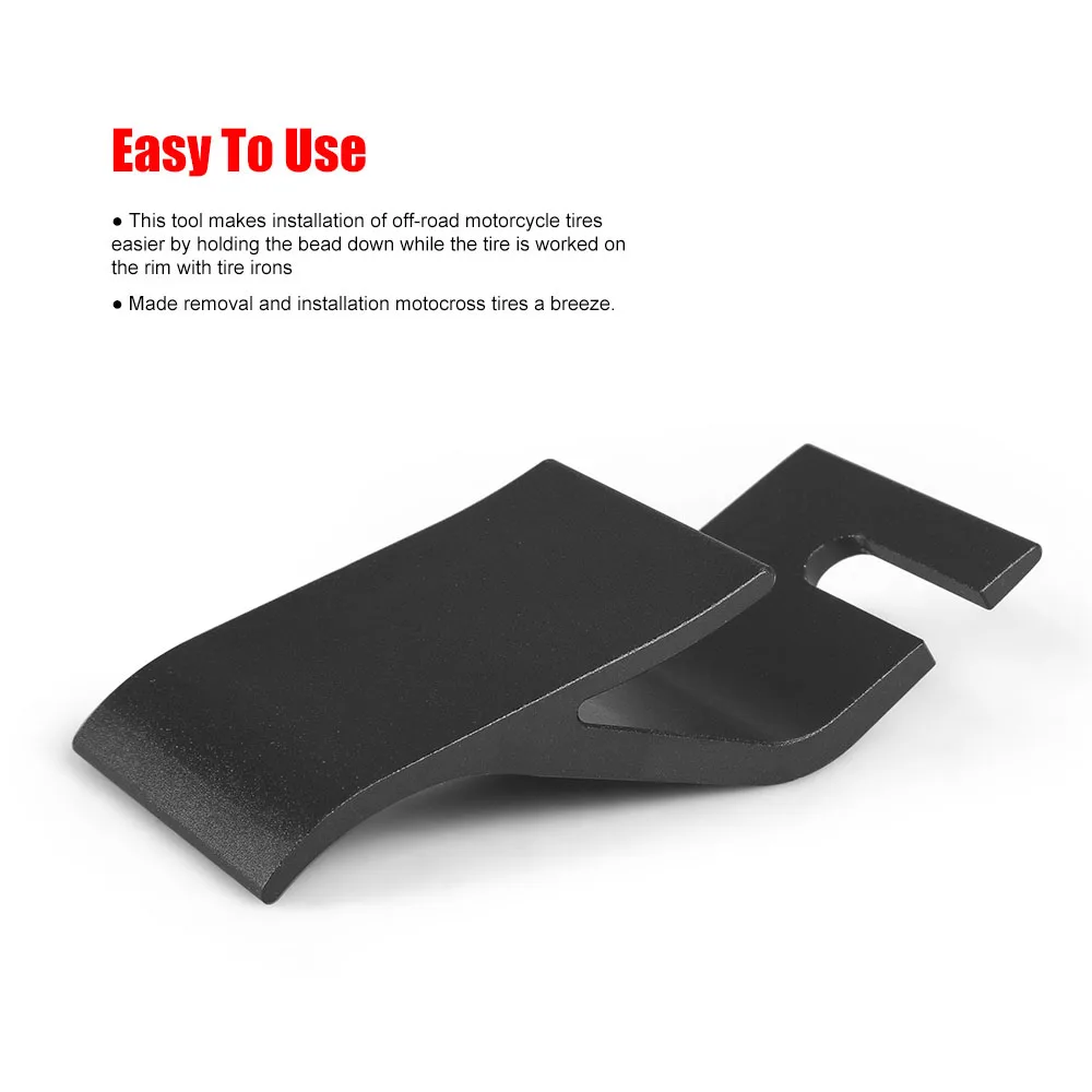 Aluminium Motorcycle Bead Buddy Tire Installation Assistance Tool Holder Hook - Image 5