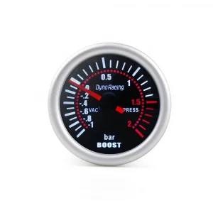 2"52mm Car Smoke Len Turbo Boost Gauge With Adjustable Auto Turbo Boost Controller Kit 1-30 PSI IN-CABIN