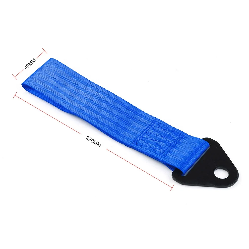 Racing Car High Quality Tow Strap Tow Ropes Hook Universal Tow Strap - Image 3