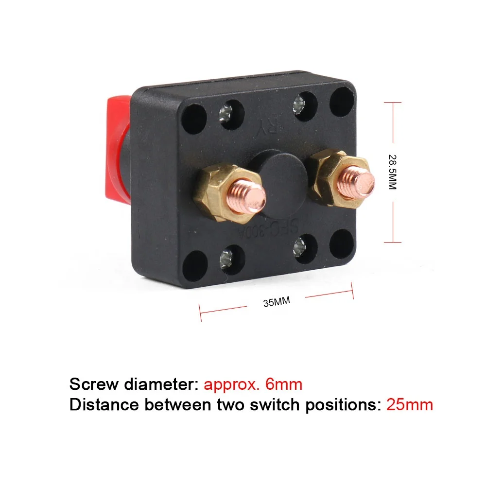 12V 100A Car Boat Camper Battery Isolator Disconnect Cut Off Kill Switch Power - Image 4
