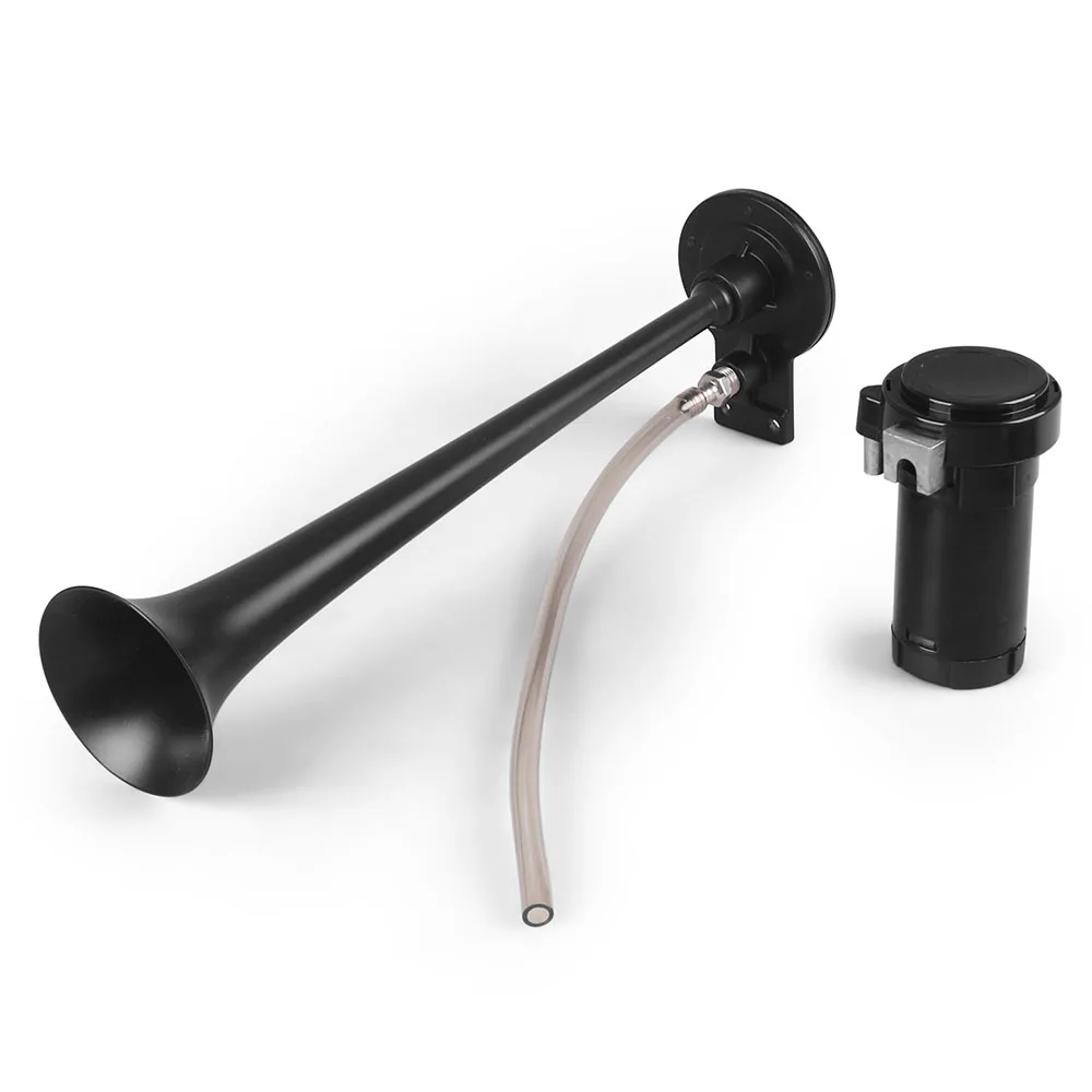 Car Truck Horn Trumpet Sound Signal 12V Air Horn Tweeters Super Loud Metal Universal Single Compressor 180 Hertz Moto Boat - Image 2
