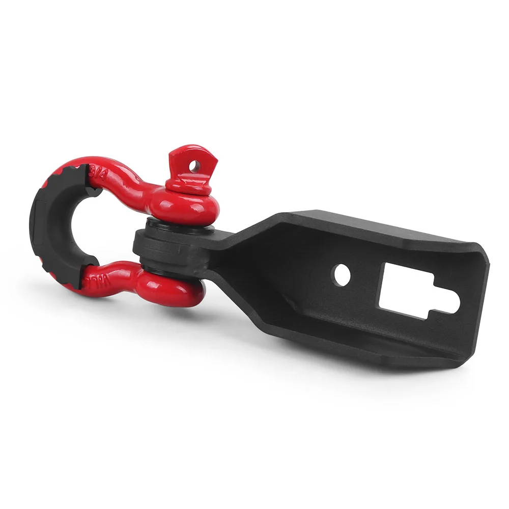 Dynoracing Front Tow Hook 3/4" D-Ring Shackle Mount Kit for Ford F-150 2009-2020 - Image 2