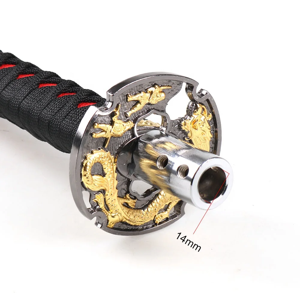 Universal 260MM JDM Katana Shifter Samurai Sword Shift Knob With Adapters Gear Shift Knob - Image 6