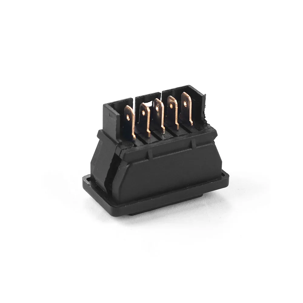 12V 20A 3 In1 Universal Car 5pins DPDT Power Door Glass Switch Door Lock Control Plastic Black Switches Electric Replacement - Image 3