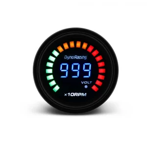 2"52mm 12V Auto Digital Smoked Tachometer 0~10000 RPM 20 LED Light Display Tacho Car Meter