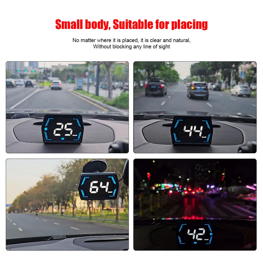 G20 Head up Display HUD With USB Connection Speedometer Compass GPS Car Projector Overspeed Alarm Mph Kmh HD Display - Image 3