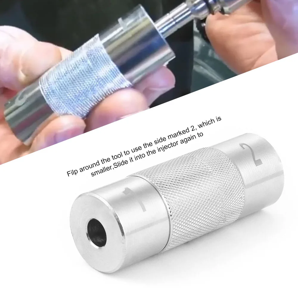 Jaguar Land Rover 3.0L 5.0L Fuel Injector Seal Installation Tool (Car Washer) Aluminum 310-198 310-199 Replacement for Jaguar - Image 2
