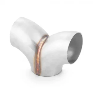 OD 51/57/63/76MM Stainless Steel Exhaust Muffler Welding Y Type Tee Connection Tube Herringbone Pipe Fittings 1 Piece
