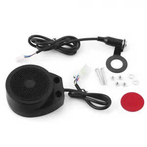 12-72V Aluminium Tweeter Air Horn Electric Scooter Exhaust Sound Simulation System Electronic Fake Turbo Speaker Type